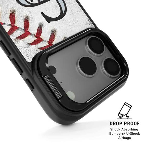 MLB Colorado Rockies Game Ball iPhone 17 Pro Max Kickstand Case