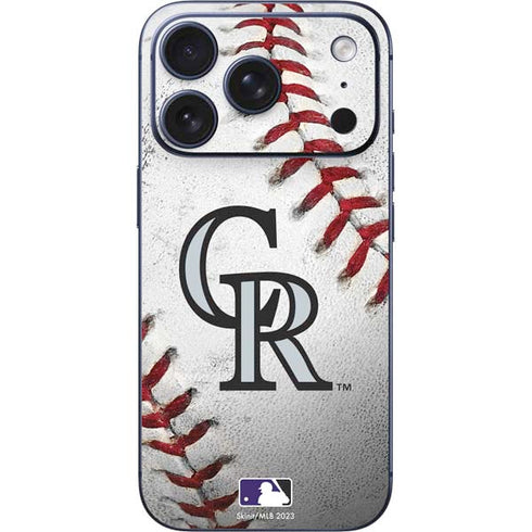 MLB Colorado Rockies Game Ball iPhone 17 Pro Skin