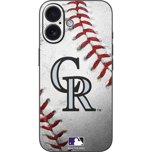 MLB Colorado Rockies Game Ball iPhone 17 Skin