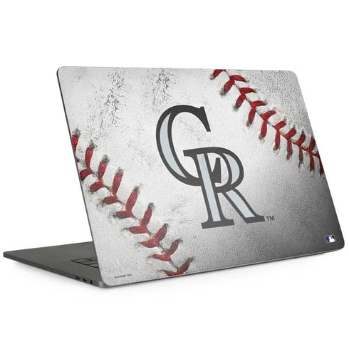 MLB Colorado Rockies Game Ball MacBook Skins