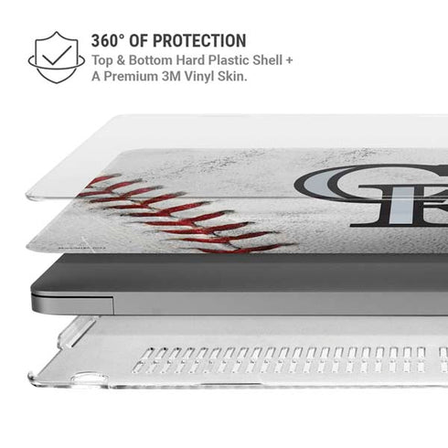 MLB Colorado Rockies Game Ball MacBook Cases