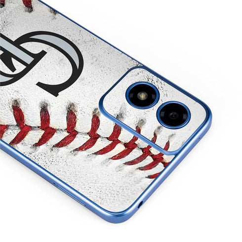 MLB Colorado Rockies Game Ball Moto G Play 4G (2024) Skin