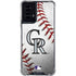 MLB Colorado Rockies Game Ball Moto G Power 5G (2024) Clear Case