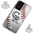 MLB Colorado Rockies Game Ball Moto G Power 5G (2024) Clear Case