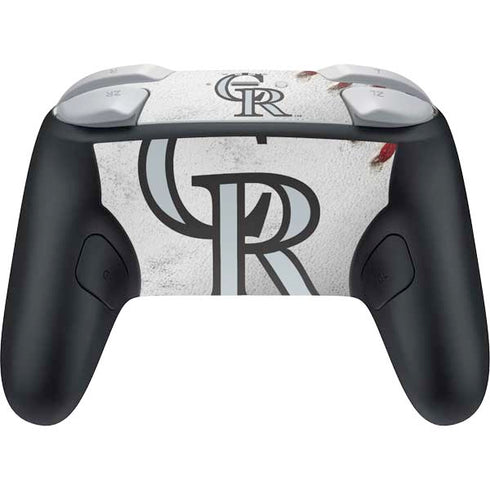 MLB Colorado Rockies Game Ball Nintendo Switch 2 (2025) Pro Controller Skin