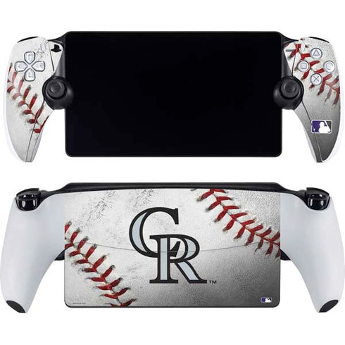 MLB Colorado Rockies Game Ball PlayStation Portal Remote Player Skin