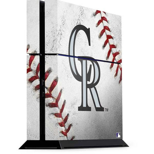 MLB Colorado Rockies Game Ball PlayStation PS4 Skins