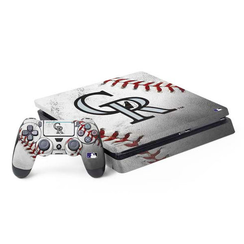 MLB Colorado Rockies Game Ball PlayStation PS4 Skins