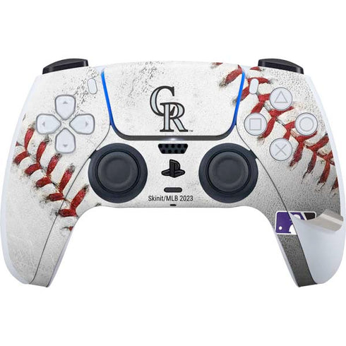 MLB Colorado Rockies Game Ball PS5 Pro Disk Bundle Skin