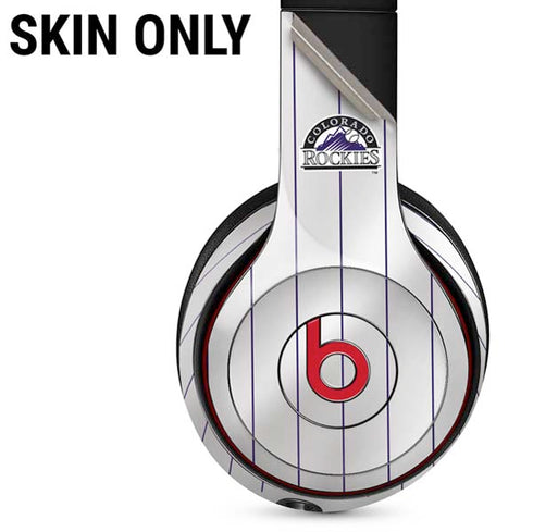 MLB Colorado Rockies Home Jersey Beats Solo 3 Wireless Skin