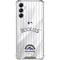 MLB Colorado Rockies Home Jersey Gabb Phone 4 Clear Case