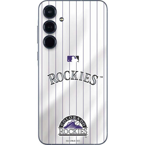 MLB Colorado Rockies Home Jersey Galaxy A35 5G Skin