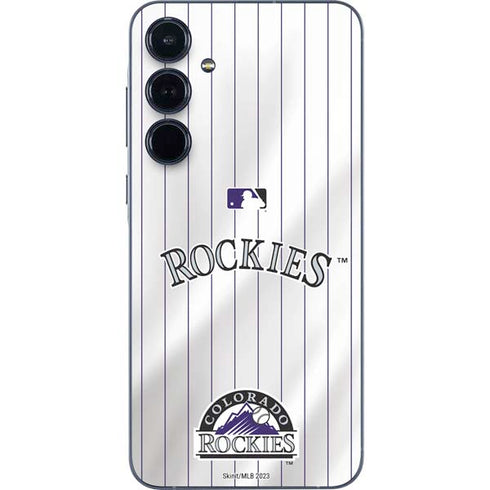 MLB Colorado Rockies Home Jersey Galaxy A36 5G Skin