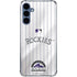 MLB Colorado Rockies Home Jersey Galaxy A55 5G Clear Case