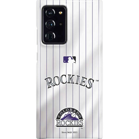 MLB Colorado Rockies Home Jersey Galaxy Cases