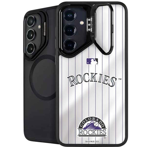 MLB Colorado Rockies Home Jersey Galaxy S24 FE Kickstand Case