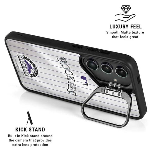 MLB Colorado Rockies Home Jersey Galaxy S24 Plus Kickstand Case