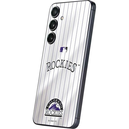 MLB Colorado Rockies Home Jersey Galaxy S25 Plus Skin
