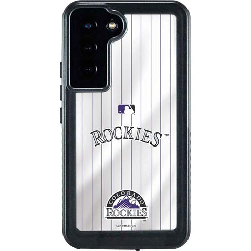 MLB Colorado Rockies Home Jersey Galaxy S24 Plus Waterproof Case