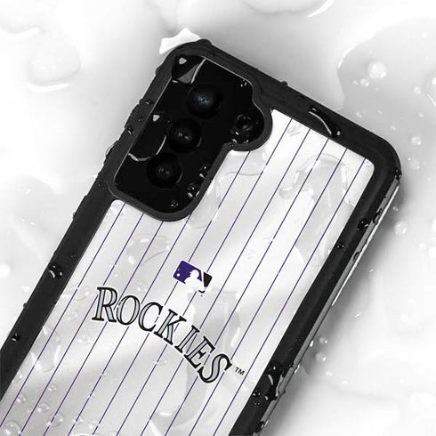 MLB Colorado Rockies Home Jersey Galaxy S24 Plus Waterproof Case