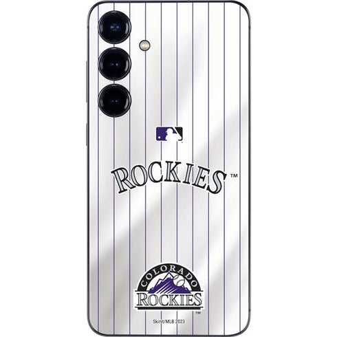 MLB Colorado Rockies Home Jersey Galaxy S24 Skin