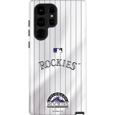 MLB Colorado Rockies Home Jersey Galaxy Cases