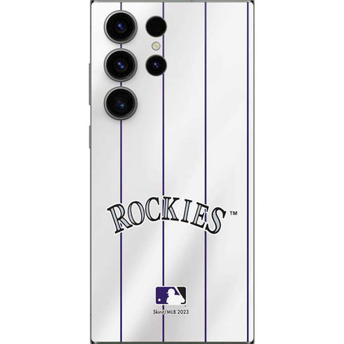 MLB Colorado Rockies Home Jersey Galaxy S24 Ultra Skin