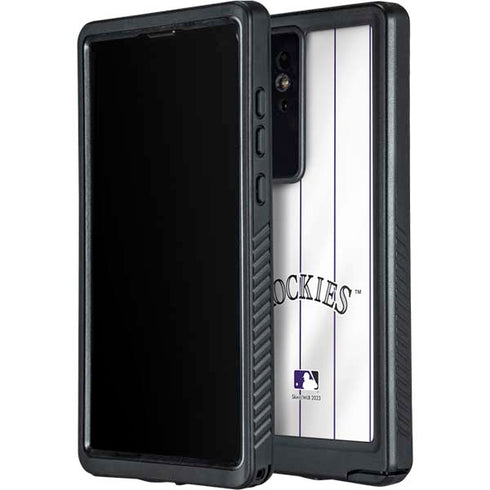 MLB Colorado Rockies Home Jersey Galaxy S24 Ultra Waterproof Case