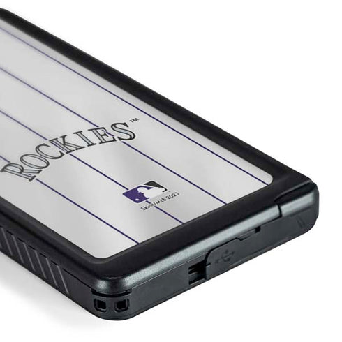 MLB Colorado Rockies Home Jersey Galaxy S24 Ultra Waterproof Case