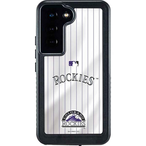 MLB Colorado Rockies Home Jersey Galaxy S24 Waterproof Case