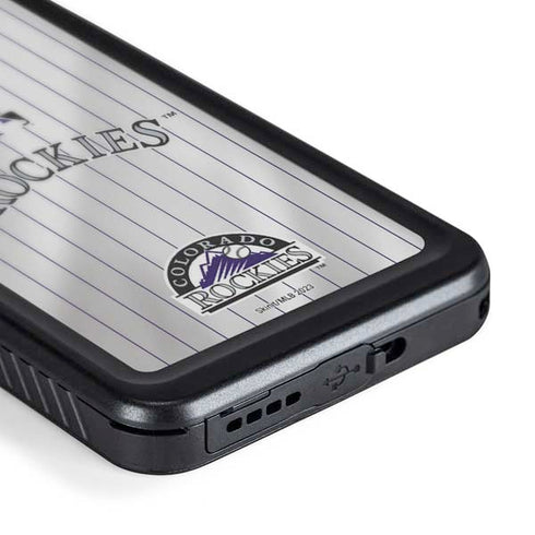 MLB Colorado Rockies Home Jersey Galaxy S24 Waterproof Case