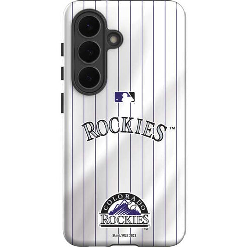 MLB Colorado Rockies Home Jersey Galaxy S26 Plus Impact Case
