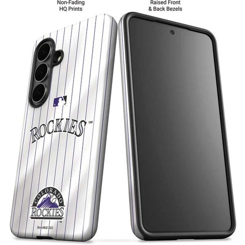 MLB Colorado Rockies Home Jersey Galaxy S26 Plus Impact Case