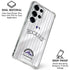 MLB Colorado Rockies Home Jersey Galaxy S26 Ultra Clear Case