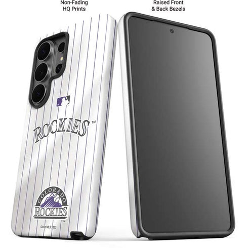 MLB Colorado Rockies Home Jersey Galaxy S26 Ultra Impact Case