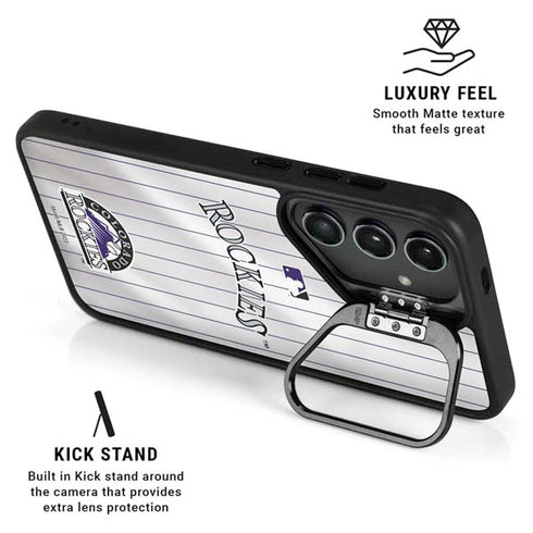 MLB Colorado Rockies Home Jersey Galaxy S26 Ultra Kickstand Case