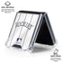 MLB Colorado Rockies Home Jersey Galaxy Z Flip6 Clear Case