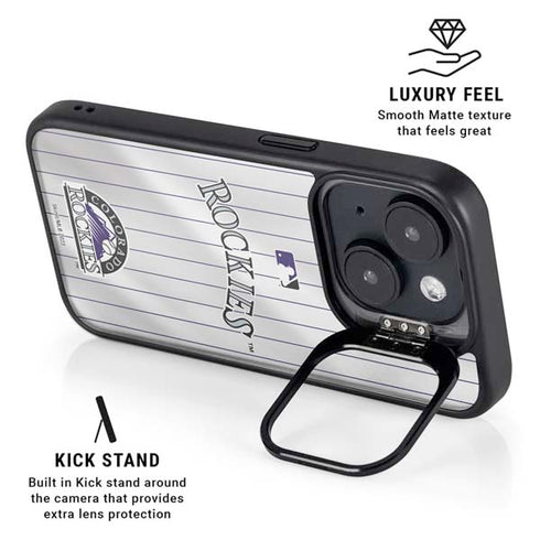 MLB Colorado Rockies Home Jersey iPhone 13 Kickstand Case