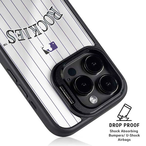 MLB Colorado Rockies Home Jersey iPhone 13 Pro Kickstand Case