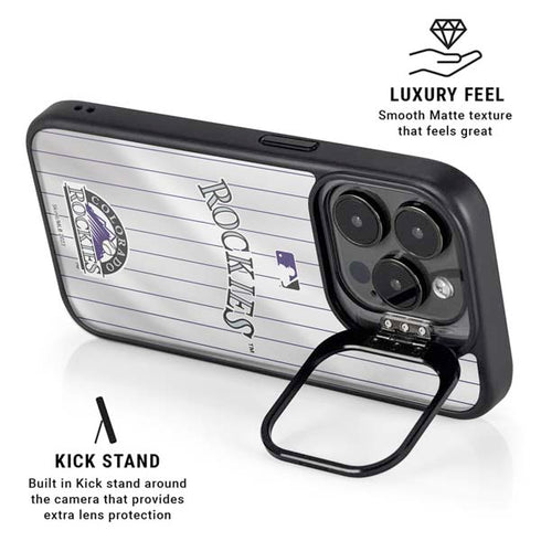 MLB Colorado Rockies Home Jersey iPhone 13 Pro Max Kickstand Case