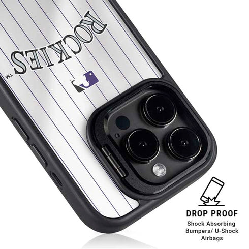 MLB Colorado Rockies Home Jersey iPhone 13 Pro Max Kickstand Case