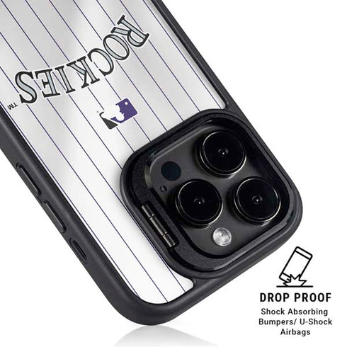 MLB Colorado Rockies Home Jersey iPhone 14 Pro Kickstand Case
