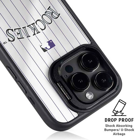 MLB Colorado Rockies Home Jersey iPhone 14 Pro Max Kickstand Case