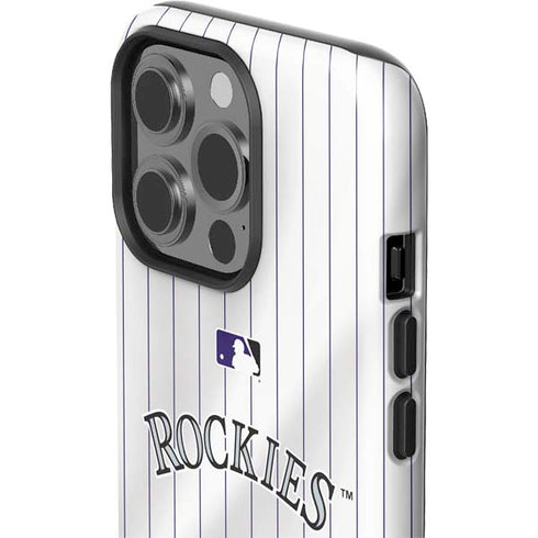 MLB Colorado Rockies Home Jersey iPhone 15 Pro Impact Case
