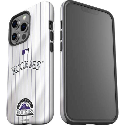 MLB Colorado Rockies Home Jersey iPhone 15 Pro Impact Case
