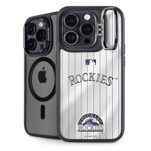 MLB Colorado Rockies Home Jersey iPhone 15 Pro Kickstand Case