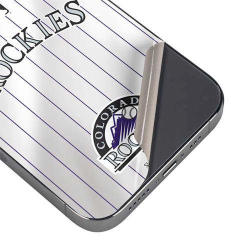 MLB Colorado Rockies Home Jersey iPhone 15 Pro Max Skin