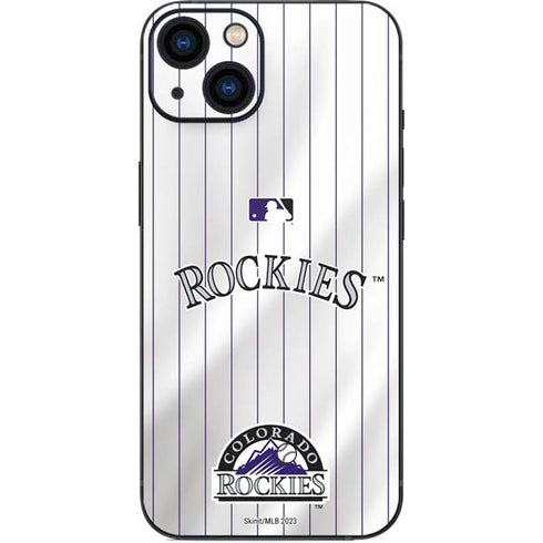 MLB Colorado Rockies Home Jersey iPhone 15 Skin