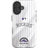 MLB Colorado Rockies Home Jersey iPhone 16 Impact Case