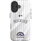 MLB Colorado Rockies Home Jersey iPhone 16 Magsafe Impact Case